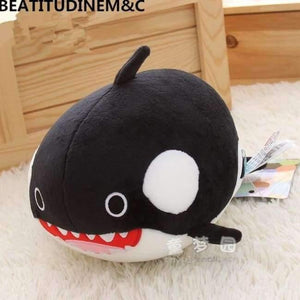 Planet Gates 20cm / killer whale Cute Dolphin, Seals, Walruses, Killer Whales, Whale Sharks Plush Toys, Ocean Alliance Foam Particles Children Doll Dolls