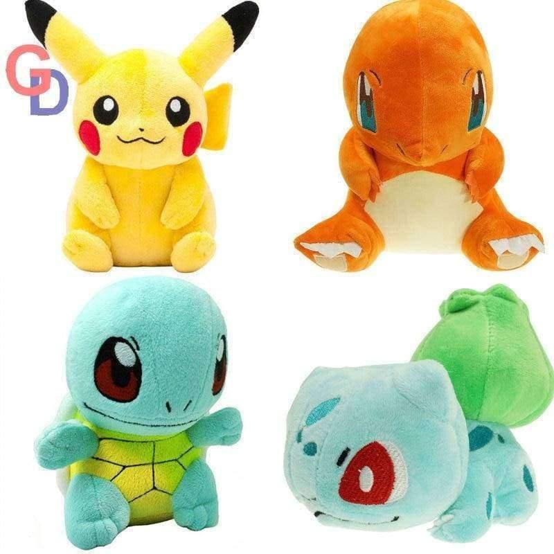 Planet Gates 20CM pikachu Plush Toy Jigglypuff Poliwhirl Charmander Gengar toys sleeping pillow Doll For Kid baby birthday gifts Anime Soft