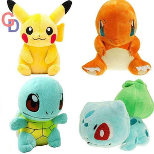 Planet Gates 20CM pikachu Plush Toy Jigglypuff Poliwhirl Charmander Gengar toys sleeping pillow Doll For Kid baby birthday gifts Anime Soft