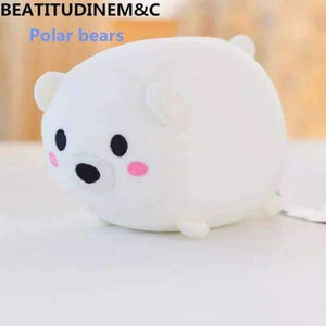 Planet Gates 20cm / Polar Bear Cute Dolphin, Seals, Walruses, Killer Whales, Whale Sharks Plush Toys, Ocean Alliance Foam Particles Children Doll Dolls