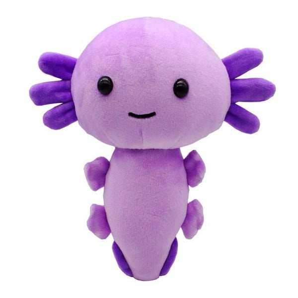 Planet Gates 20cm purple Cartoon Plush Axolotl Plush Toy Kawaii Animal Axolotl Plushies Figure Doll Toy Cartoon Pink Axolotl Stuffed Doll Gifts