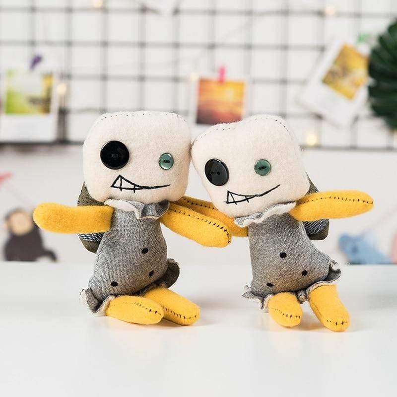 20cm TV Lovely It’S Okay To Not Be Okay Nightmare Doll Plush Korean Mini Nightmare Stuffed Toy Children Kids Toy Birthday Gift (White 20cm)