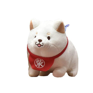Planet Gates 20cm White Cute Shiba Inu Corgi Dog Animal Soft Stuffed Plush Doll Cushion Kids Toy Gift