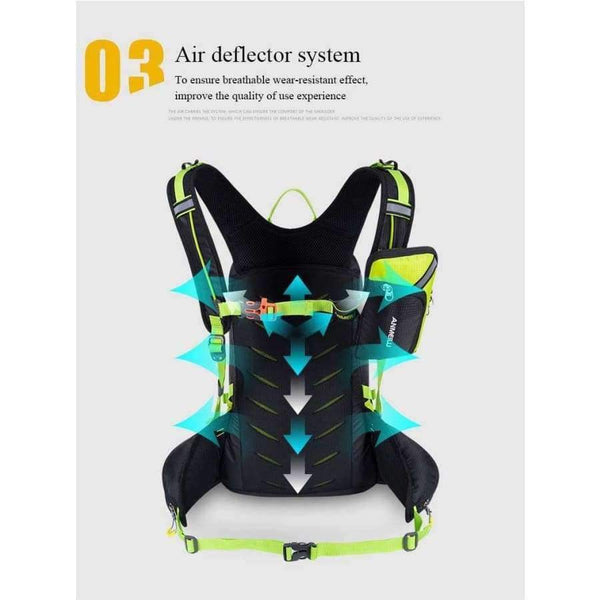 Planet Gates 20L Sports Bag Waterproof Nylon Camping Climbing Bag Rucksack Outdoor Travel Hiking Cycling Backpack Rain Cover 4 Colors