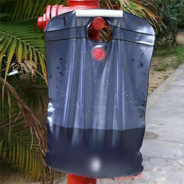 Planet Gates 20L Water Bag Foldable Solar Energy Heated Camp PVC Shower Bag Outdoor Camping Travel Hiking Climbing BBQ Picnic Water Storage