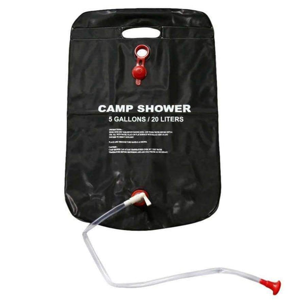 Planet Gates 20L Water Bag Foldable Solar Energy Heated Camp PVC Shower Bag Outdoor Camping Travel Hiking Climbing BBQ Picnic Water Storage