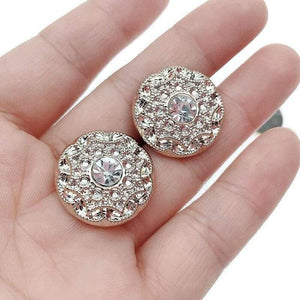 Planet Gates 20MM 10PCS/30PCS New Overcoat  Buttons Sweater Buttons With Rhinestones DIY Apparel Sewing Accessories