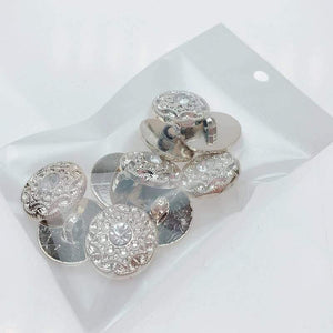 Planet Gates 20MM 10PCS/30PCS New Overcoat  Buttons Sweater Buttons With Rhinestones DIY Apparel Sewing Accessories