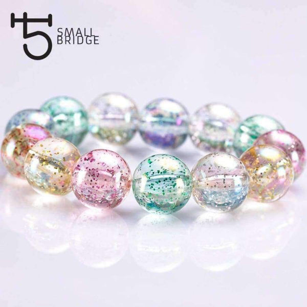 Planet Gates 20mm Colorful Transparent Resin Glitter Beads for Making Jewelry Necklace Handmade Loose Round Resin Beads Wholesale P502