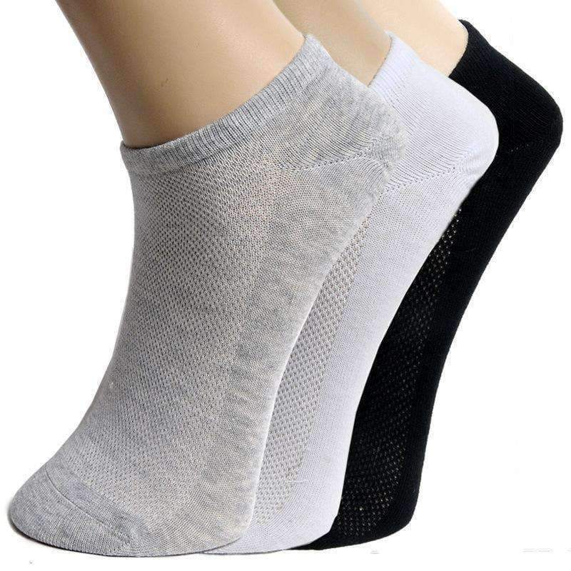 Planet Gates 20Pcs=10Pair Women's Socks Invisible Ankle Socks Women Summer Breathable Thin Boat Sock Big Size calcetines EUR 36-42