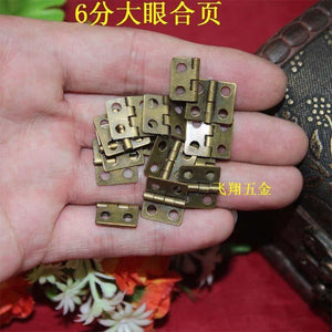 20pcs 13 * 12mm Promotion Cabinet Hinges Bisagras Para Muebles Blum Antique Wooden Gift Box Hinge Special Small Metal