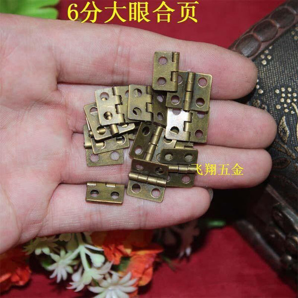 20pcs 13 * 12mm Promotion Cabinet Hinges Bisagras Para Muebles Blum Antique Wooden Gift Box Hinge Special Small Metal