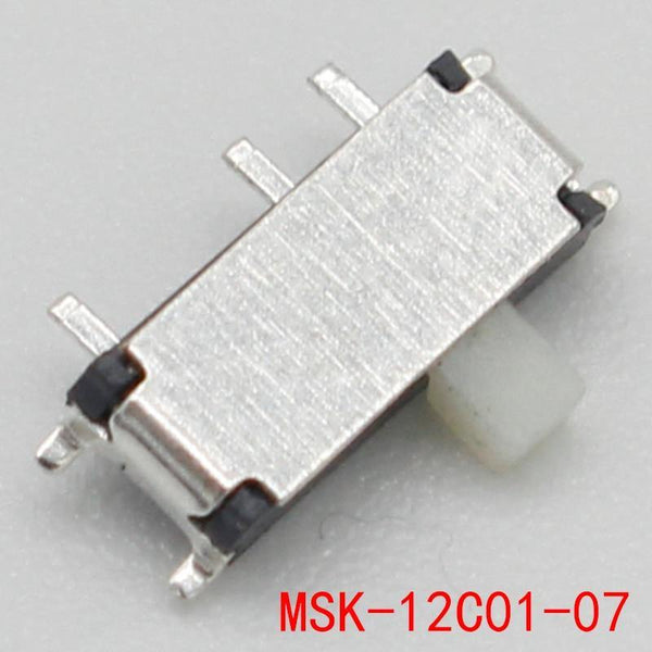 Planet Gates 20PCS 7 Pin Mini Slide Switch On-OFF 2Position Micro Slide Toggle Switch 1P2T H=1.5MM Miniature Horizontal Slide Switch SMD