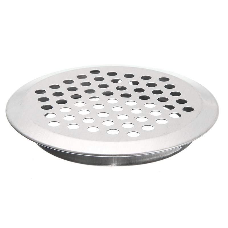 20pcs Air Vent Grille Cupboard Exhaust Ventilation Grille Set Stainless Steel Slotted Grille For Wardrobe Air Circulation Parts