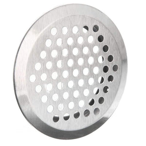 20pcs Air Vent Grille Cupboard Exhaust Ventilation Grille Set Stainless Steel Slotted Grille For Wardrobe Air Circulation Parts