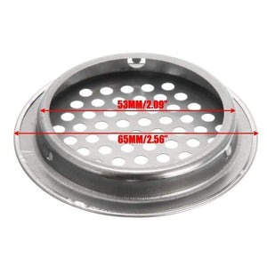 20pcs Air Vent Grille Cupboard Exhaust Ventilation Grille Set Stainless Steel Slotted Grille For Wardrobe Air Circulation Parts