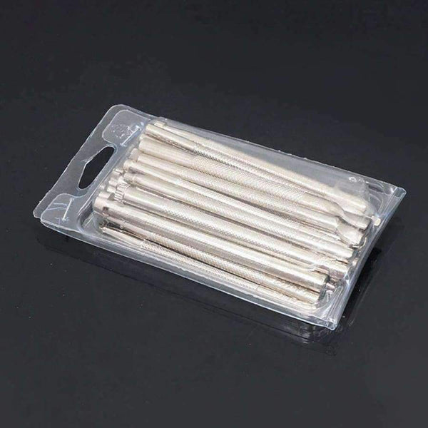 Planet Gates 20pcs DIY Leather Working Saddle Stamping Tools Set for Leathercraft Working Carving Handmade Art Carving Hammer Cowhide Tool