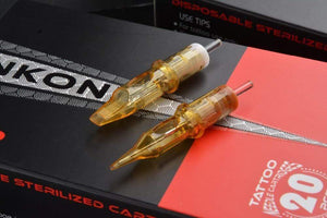 Planet Gates 20pcs INKONE Disposable tattoo cartridge needles Permanent Makeup machine sterile Needle 0601rl 0801rl 0.25mm suit to pmu