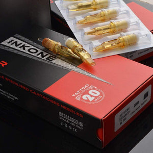 Planet Gates 20pcs INKONE Disposable tattoo cartridge needles Permanent Makeup machine sterile Needle 0601rl 0801rl 0.25mm suit to pmu