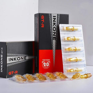 Planet Gates 20pcs INKONE Disposable tattoo cartridge needles Permanent Makeup machine sterile Needle 0601rl 0801rl 0.25mm suit to pmu