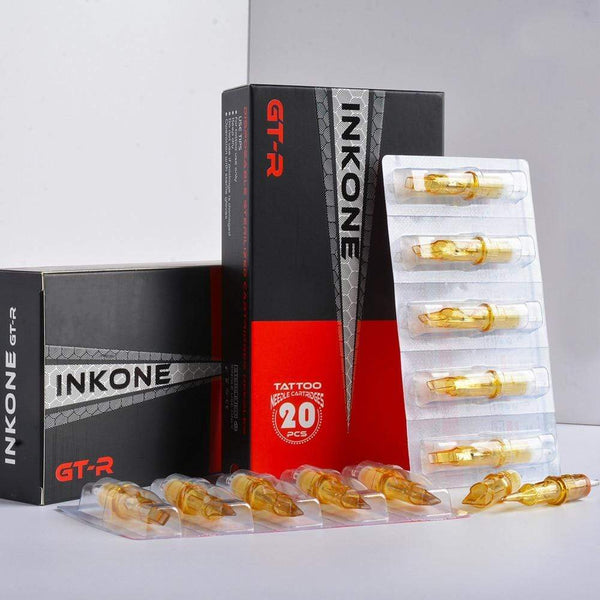 Planet Gates 20pcs INKONE Disposable tattoo cartridge needles Permanent Makeup machine sterile Needle 0601rl 0801rl 0.25mm suit to pmu