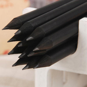 Planet Gates 20pcs/lot Black Wood Pencil HB Diamond Standard Pencil For Drawing Painting Supplies Office stationery