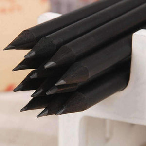 Planet Gates 20pcs/lot Black Wood Pencil HB Diamond Standard Pencil For Drawing Painting Supplies Office stationery New Writing pen gift