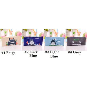 Planet Gates 20pcs/lot Japan Cartoon Totoro series Canvas Pencil bag/Pen Pencils & Writing Supplies Office & School Stationery wholesale