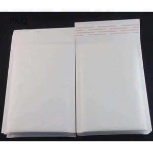 Planet Gates 20pcs/lot Mailers Padded Shipping Envelope With Bubble Mailing Bag Business Supplies White kraft paper Courier bags