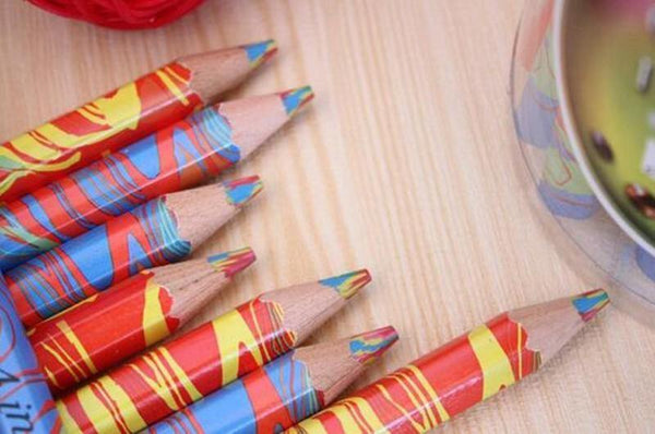 Planet Gates 20pcs/lot Mixed Colors Rainbow Pencil Art Drawing Pencils Writing Sketches Children Graffiti