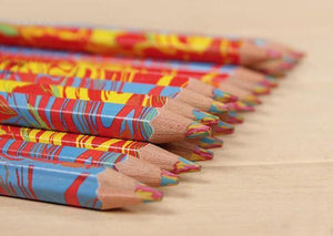 Planet Gates 20pcs/lot Mixed Colors Rainbow Pencil Art Drawing Pencils Writing Sketches Children Graffiti