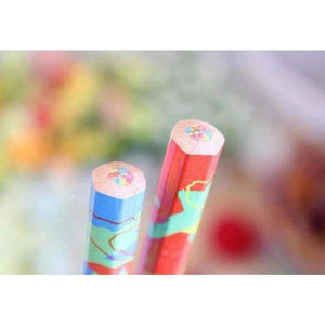 Planet Gates 20pcs/lot Mixed Colors Rainbow Pencil Art Drawing Pencils Writing Sketches Children Graffiti Pen School Supplies