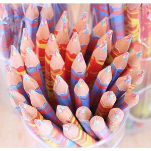 Planet Gates 20pcs/lot Mixed Colors Rainbow Pencil Art Drawing Pencils Writing Sketches Children Graffiti Pen School Supplies