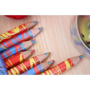 Planet Gates 20pcs/lot Mixed Colors Rainbow Pencil Art Drawing Pencils Writing Sketches Children Graffiti Pen School Supplies