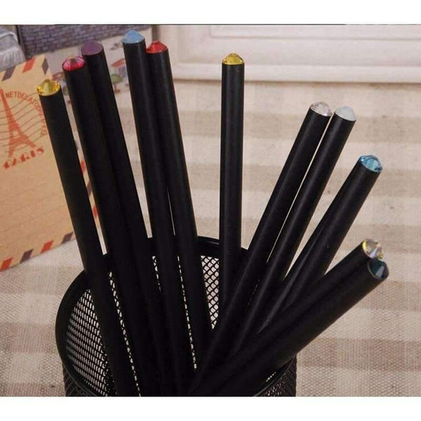 Planet Gates 20pcs/lot Natural Wooden HB Pencil Practical Student Stationery for School Office Supplies Black Wood Writing Pens Free Shipping