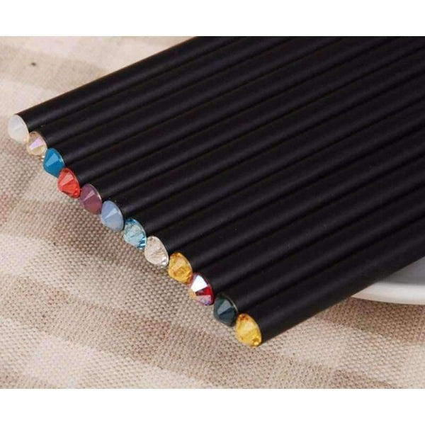 Planet Gates 20pcs/lot Natural Wooden HB Pencil Practical Student Stationery for School Office Supplies Black Wood Writing Pens Free Shipping