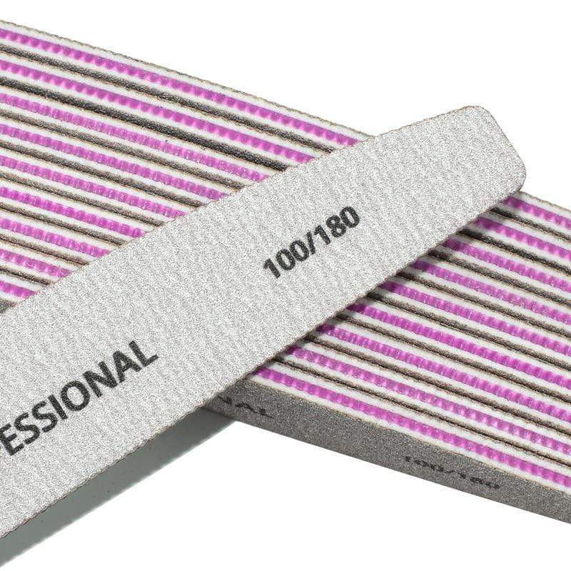 Planet Gates 20Pcs/Lot Professional Nail File 100/180 Nail Buffer Block lime a ongle Pedicure Manicure Tips Gel Polish Curve Nail Care Tools