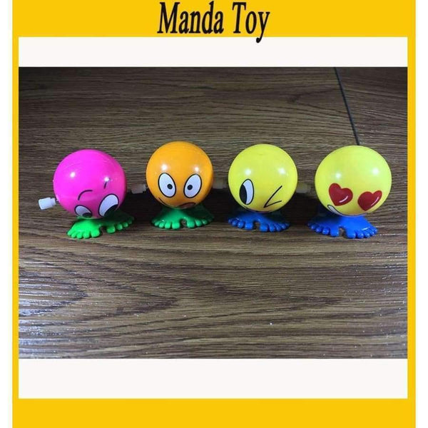 Planet Gates 20pcs/lot Random Emoji Wind Up Ball Classic Kids Toys Face Wind Up Toy Free Shipping