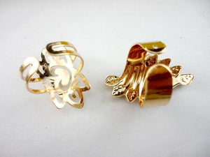 Planet Gates 20Pcs Mix Style Zinc Alloy Gold Ring Adjustable Finger Ring for Women Fashion Jewelry Bijoux Lot Rings LR475