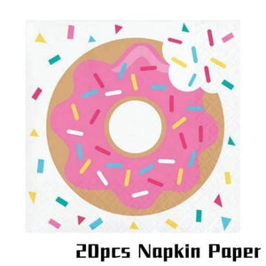 Planet Gates 20pcs napkin 1 1pcs Little Mermaid Unicorn Party Tablecloth Kids Birthday Party Decoration Cute Table Cover Wedding Christening Supplies