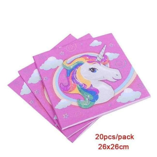 Planet Gates 20pcs P Party Theme Pony Party Supplies Sets Plate Cake Dish Pennants Tablecovers Birthday Party Decorations Kids Chrismas Decor