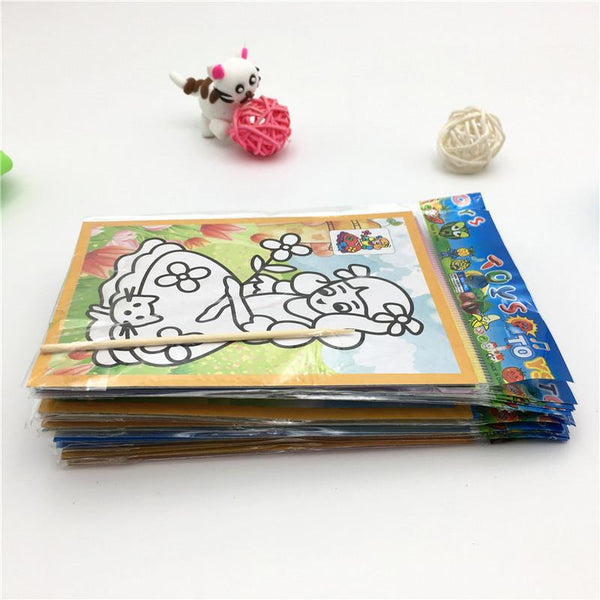 Planet Gates 20pcs/Set Drawing Board Magic Scratch Art Child Painting Creative Cards Stickers Learning Education Toy Coloring Books For Kids
