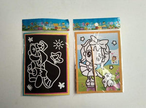 Planet Gates 20pcs/Set Drawing Board Magic Scratch Art Child Painting Creative Cards Stickers Learning Education Toy Coloring Books For Kids