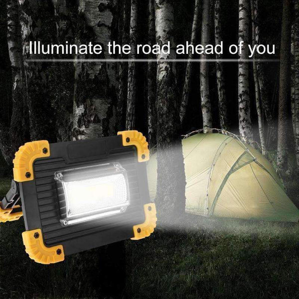 Planet Gates 20W 400LM LED Spotlight Portable Rechargeable Outdoor Camping Emergency Lawn Work Fishing Lighting LED Spotlight Floodlight Lamp