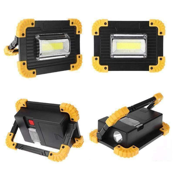 Planet Gates 20W 400LM LED Spotlight Portable Rechargeable Outdoor Camping Emergency Lawn Work Fishing Lighting LED Spotlight Floodlight Lamp