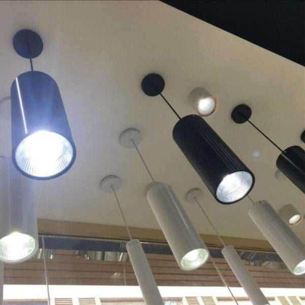 Planet Gates 20W Surface Mounted Dimmable LED Downlight COB 10W 15W LED Down Lights AC110V 220V Ceiling lamp White/Black commercial lighting