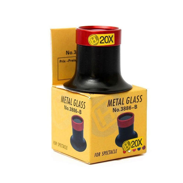 Planet Gates 20X Monocular Magnifying Glass Loupe Lens Magnifier Eyeglass Jeweler Watch Repair Tool For Professional Repair