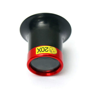 Planet Gates 20X Monocular Magnifying Glass Loupe Lens Magnifier Eyeglass Jeweler Watch Repair Tool For Professional Repair