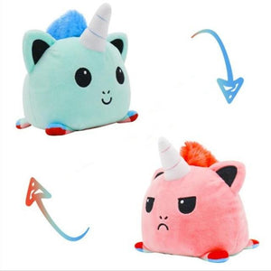 Planet Gates 20X15X15cm 10 2021 Reversible Cat Gato Kids Plushie Plush Animals Unicorn Double Sided Flip Doll Cute Toys For Peluches Plush Toys