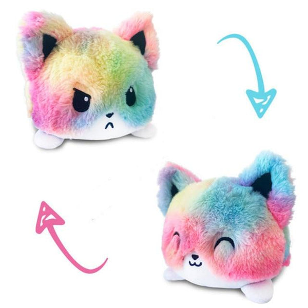 Planet Gates 20X15X15cm 8 2021 Reversible Cat Gato Kids Plushie Plush Animals Unicorn Double Sided Flip Doll Cute Toys For Peluches Plush Toys